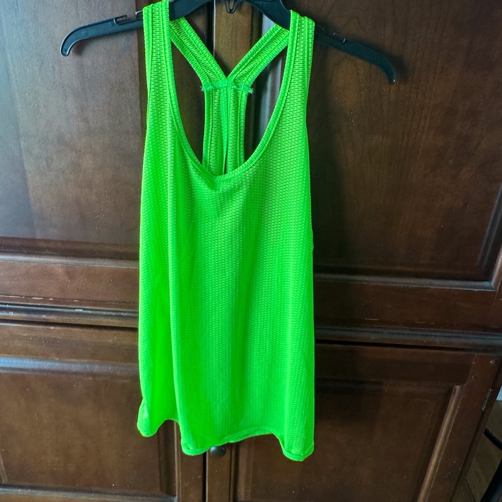 Vibrant Green Sleeveless Top